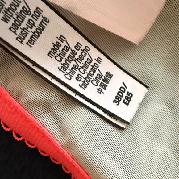 Victoria's Secret Pink and Cream Floral Lace Bra - Picture 3 of 4